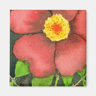 Imán floral "Rosa salvaje"