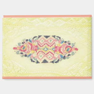 IMÁN FLORAL RUG O TAPESTRÍA PARA DÓLARES METALIZADO 2