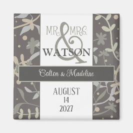 Imán Floral Sprigs Inespiritualidad Moderna Sencilla El