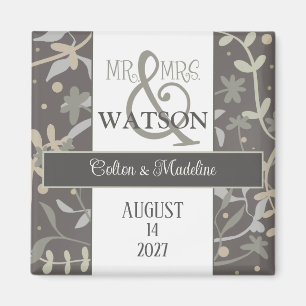 Imán Floral Sprigs Inespiritualidad Moderna Sencilla El