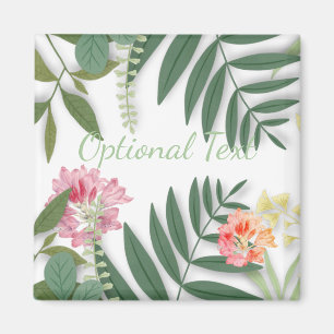 Imán Floral tropical