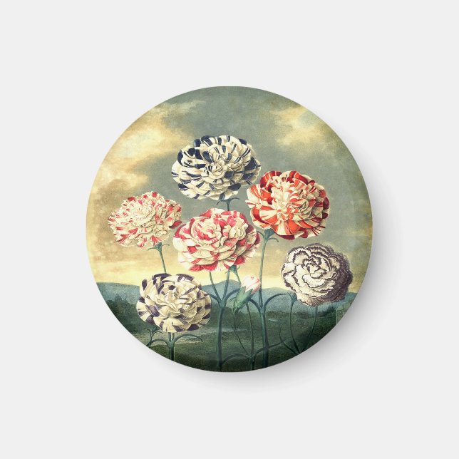 Imán Floral Vintage (Frente)