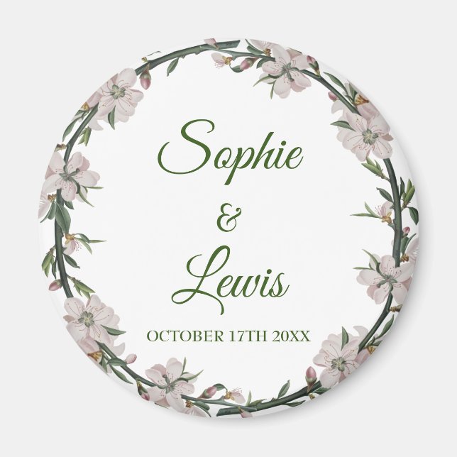 Imán Floral Wreath (Frente)