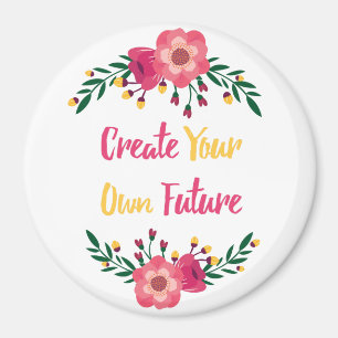 Imán Florales rosados crean su propio futuro inspirador