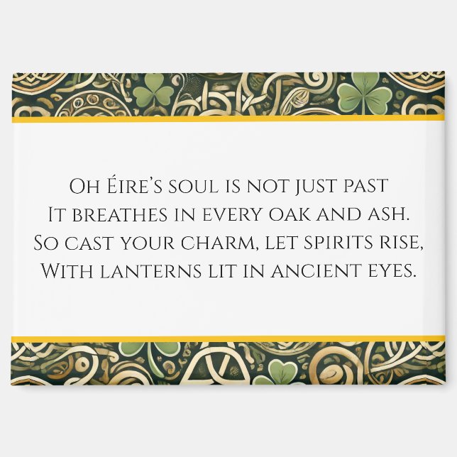 Imán Florecer Celta (Anverso)