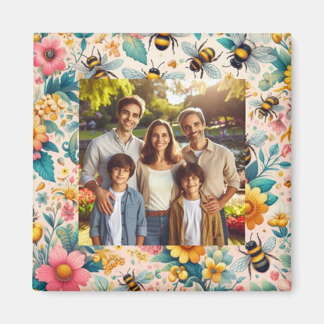 Imán Florecientes florecimiento (Frente)