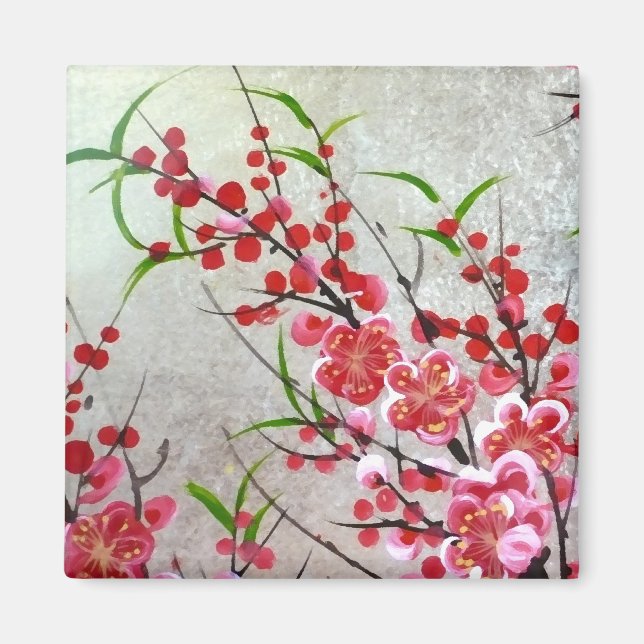 Imán Florecimiento En Oro (Frente)