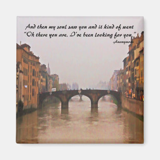 Imán Florence Bridge con Love Quote
