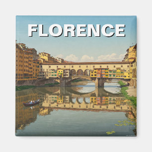Imán Florence Italy Ponte Vecchio Travel