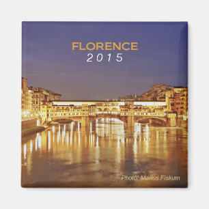Imán Florence Italy Travel Souvenir Magnet Change Year