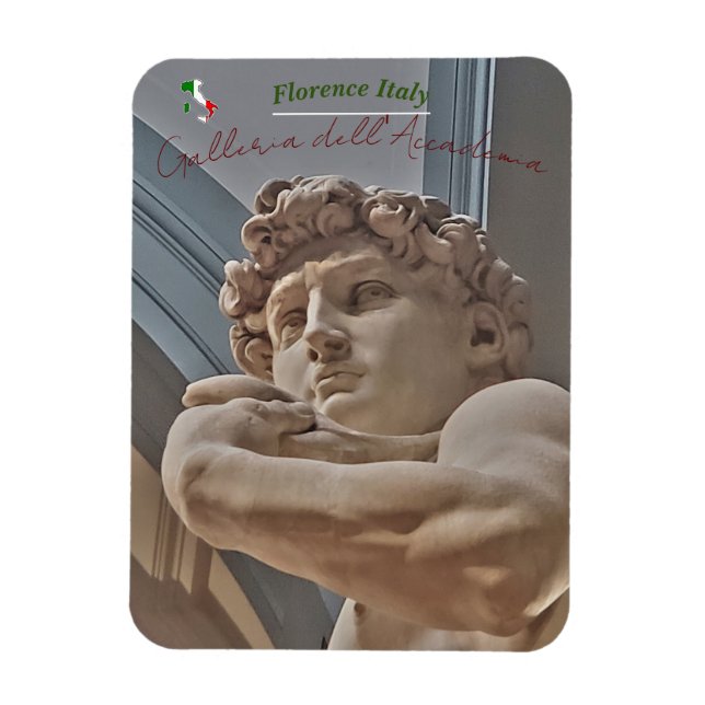 Imán Florencia Italia - David (Vertical)