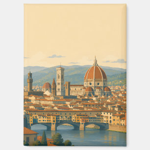 Imán Florencia Italia Duomo Viajes Antiguos