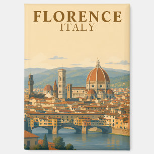 Imán Florencia Italia Duomo Viajes Antiguos