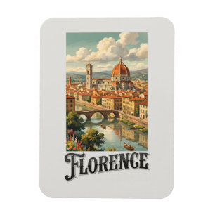 Imán Florencia Italia Viajes Antiguos