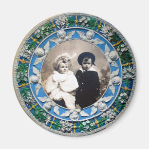 IMÁN FLORENTINE RENAISSANCE ANGELES , PLANTILLA FOTOGRÁ