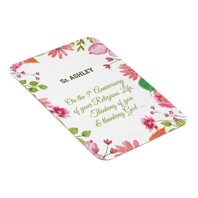 Imán Flores acuáticas en el quinto aniversario de la re (Lado Derecho)