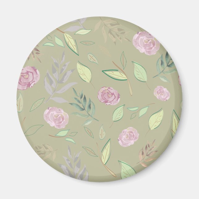 Imán Flores acuáticas festivas 5 (Frente)