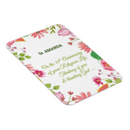 Imán Flores acuáticas religiosas Nun 10 años