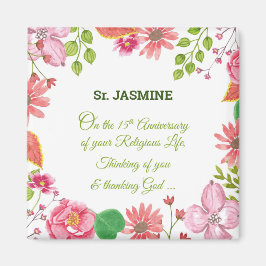 Imán Flores acuáticas religiosas Nun 15 años