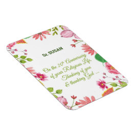 Imán Flores acuáticas religiosas Nun 20 años