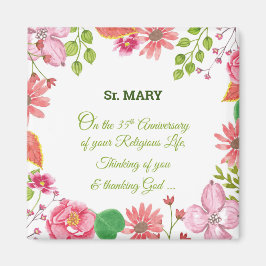 Imán Flores acuáticas religiosas Nun 35 años