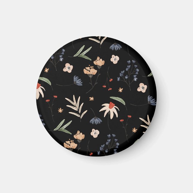 Imán Flores acuáticas simples 1 (Frente)