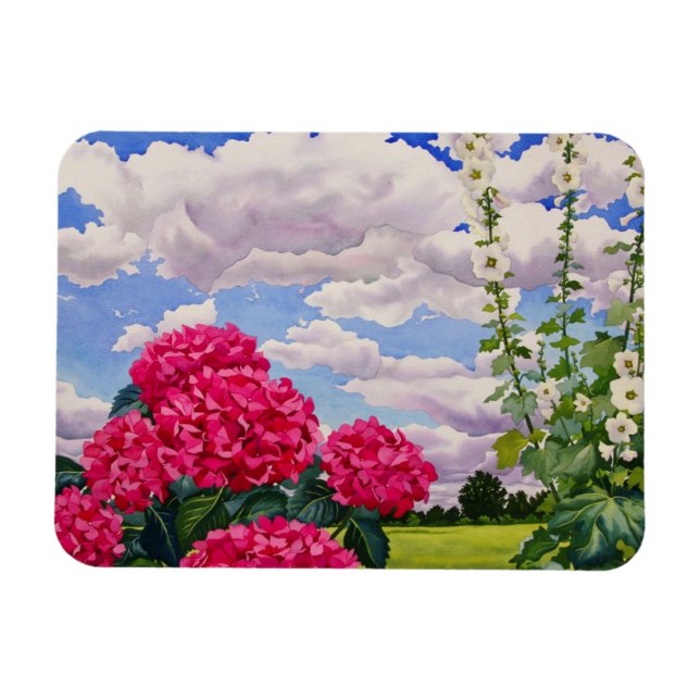 Imán Flores al borde de un prado 2008 (Horizontal)