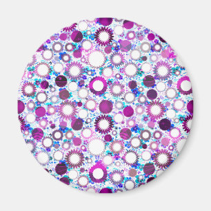 Imán Flores alegres y estampados de sol