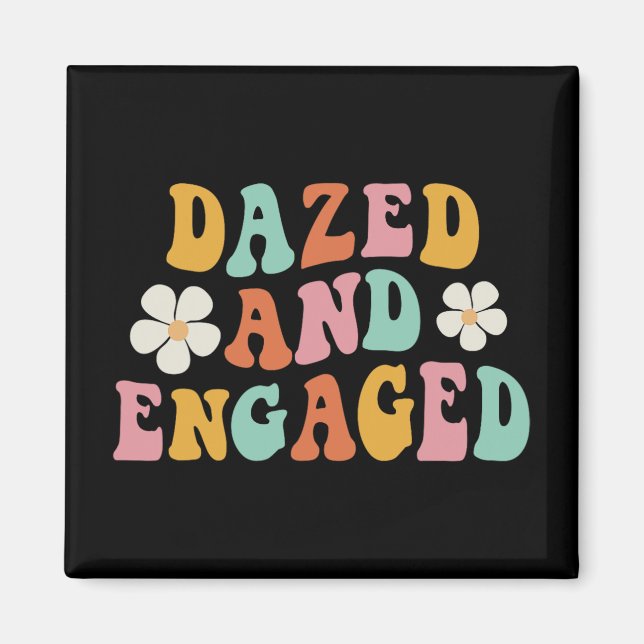 Imán Flores Aturdidas Y Comprometidas Fiesta De Soltera (Frente)