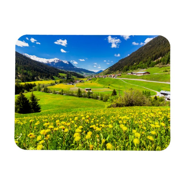 Imán Flores | Cantón Dandelion de Grisons, Suiza (Horizontal)