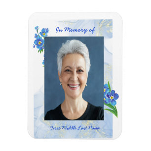 Imán Flores conmemorativas que no me olviden"