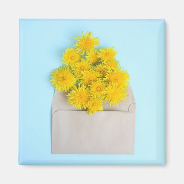 Imán Flores | Dandelions en sobre (Frente)