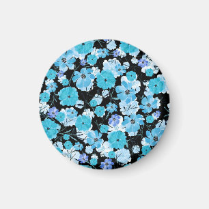 Imán Flores de acuarela: Un Tapiz Delicado