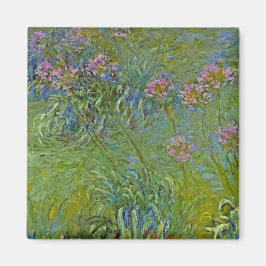 Imán Flores de Agapanthus (por Claude Monet)