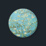 Imán Flores de almendro de Van Gogh<br><div class="desc">Regalos de Flores de Almendro Turquesa para Bodas,  Baby Shower o Fiesta de Primavera:</div>