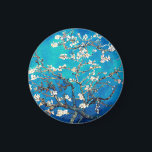 Imán Flores de almendro turquesa de Van Gogh<br><div class="desc">Regalos de Flores de Almendro Rosadas para la fiesta de boda,  baby shower o fiesta de primavera:</div>