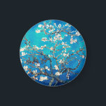 Imán Flores de almendro turquesa de Van Gogh<br><div class="desc">Regalos de Flores de Almendro Rosadas para la fiesta de boda,  baby shower o fiesta de primavera:</div>