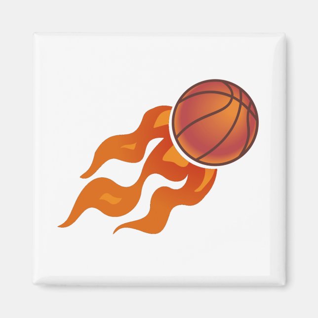 Imán Flores de baloncesto (Frente)
