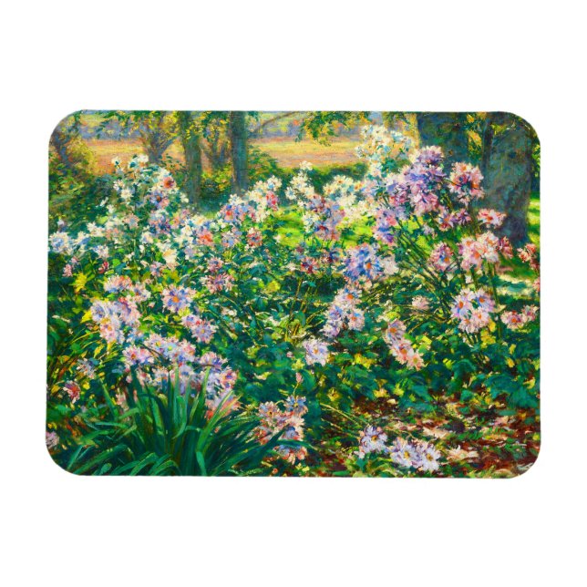 Imán Flores de bonito de época ilustracion de flores de (Horizontal)