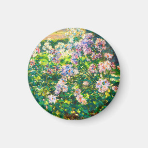 Imán Flores de bonito de época ilustracion de flores de