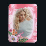 Imán Flores de Bonito y PI de Bokeh irlandés - foto de<br><div class="desc">Foto DIY. Floral de Bonito y rosa de Bokeh irlandeses listos para su personalización. Este diseño funciona bien para cualquier tipo de foto. 📌 Si necesita más personalización, haga clic en el botón "Haga clic para más Personalizares" o "Personalizar o Editar diseño" y utilice nuestra herramienta de diseño para cambiar...</div>