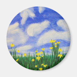 Imán Flores de cala del Golfo en un campo brillante