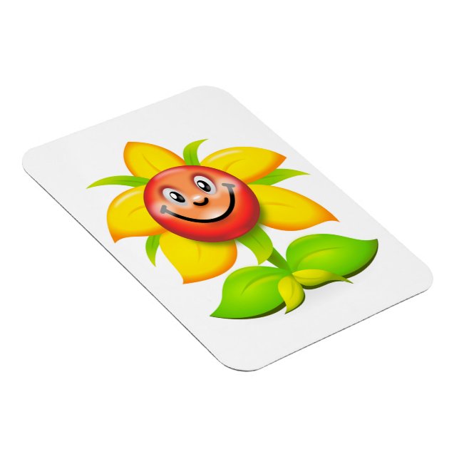 IMÁN FLORES DE CARA (Lado Derecho)