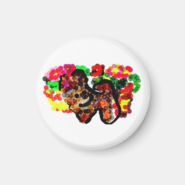 Imán flores de Chihuahua (Frente)