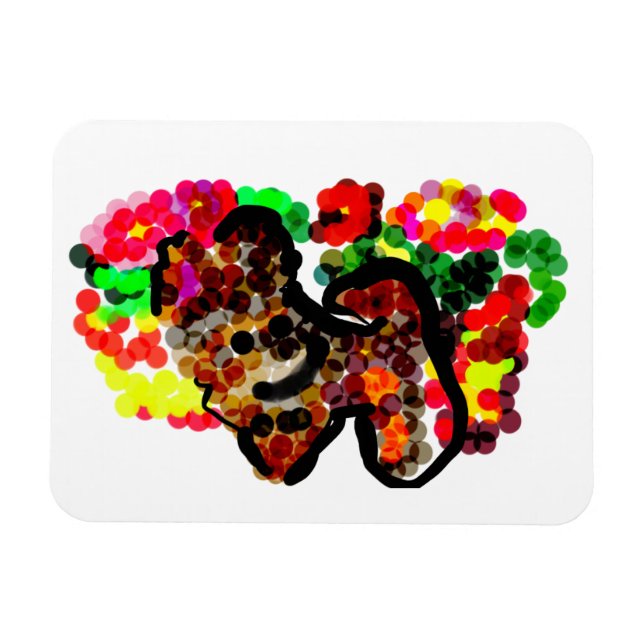 Imán flores de Chihuahua (Horizontal)