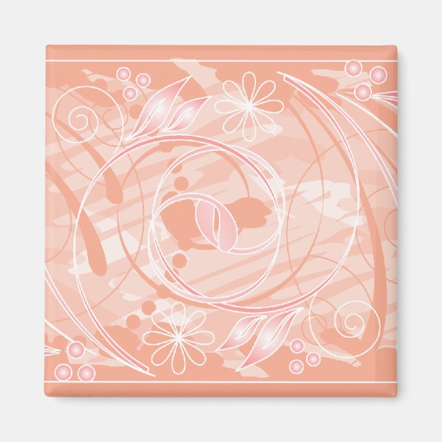 Imán flores de coral (Frente)