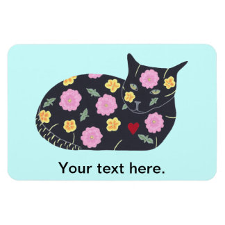Imán Flores De Gato Negras Plantas De Gatos Los Gatos P