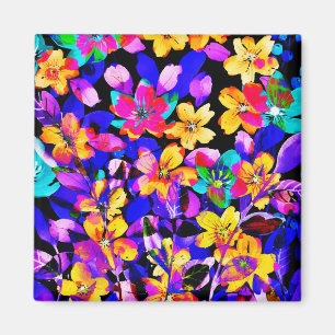 Imán Flores de jardín florecientes nocturnas de verano