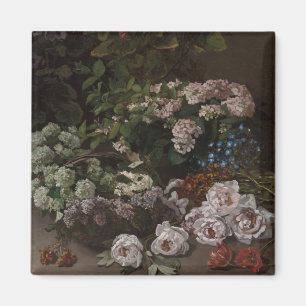 Imán Flores de la primavera - pintura al óleo del