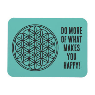 Imán FLORES DE LA VIDA - Esquema de símbolo de geometrí